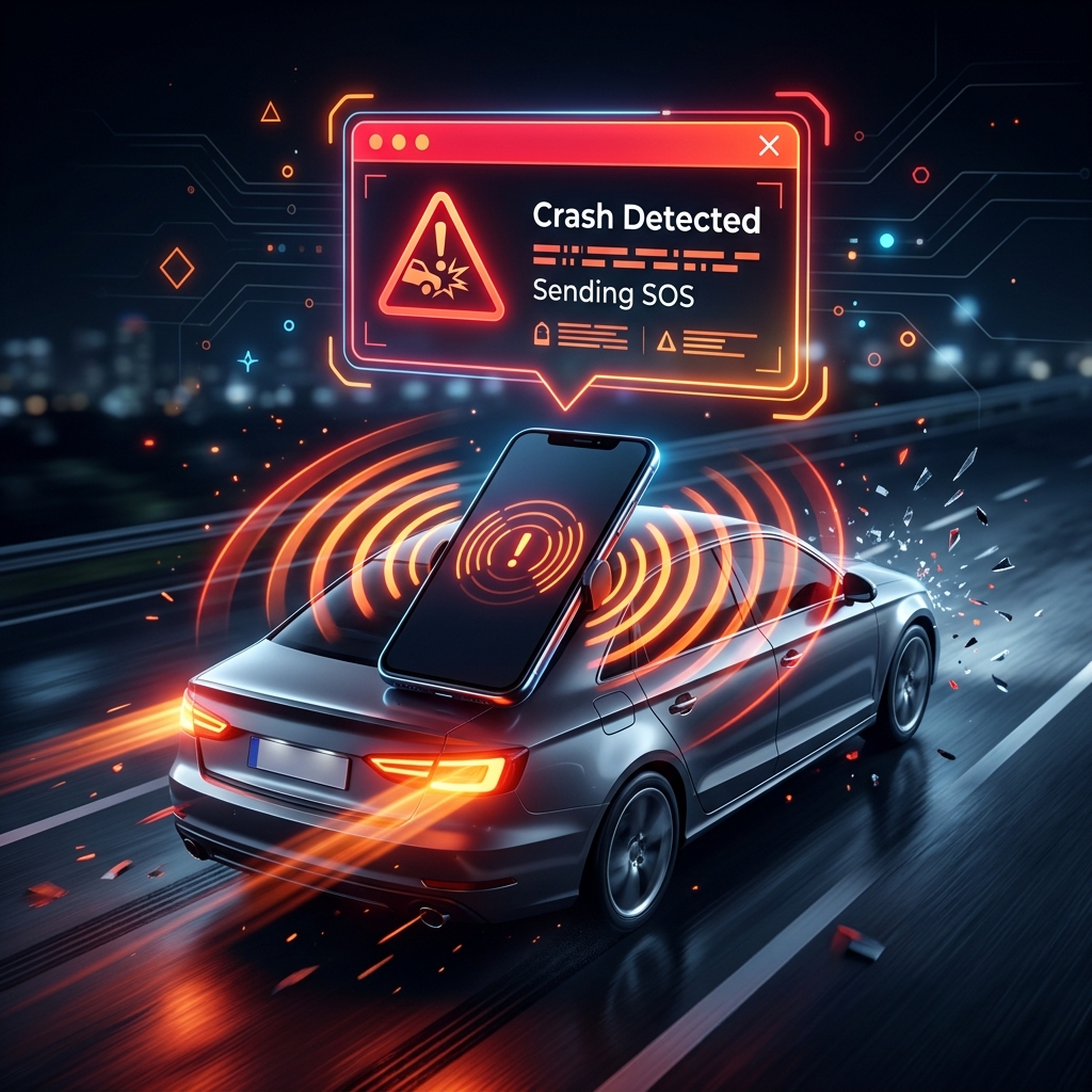 Automatic crash detection and emergency alerts