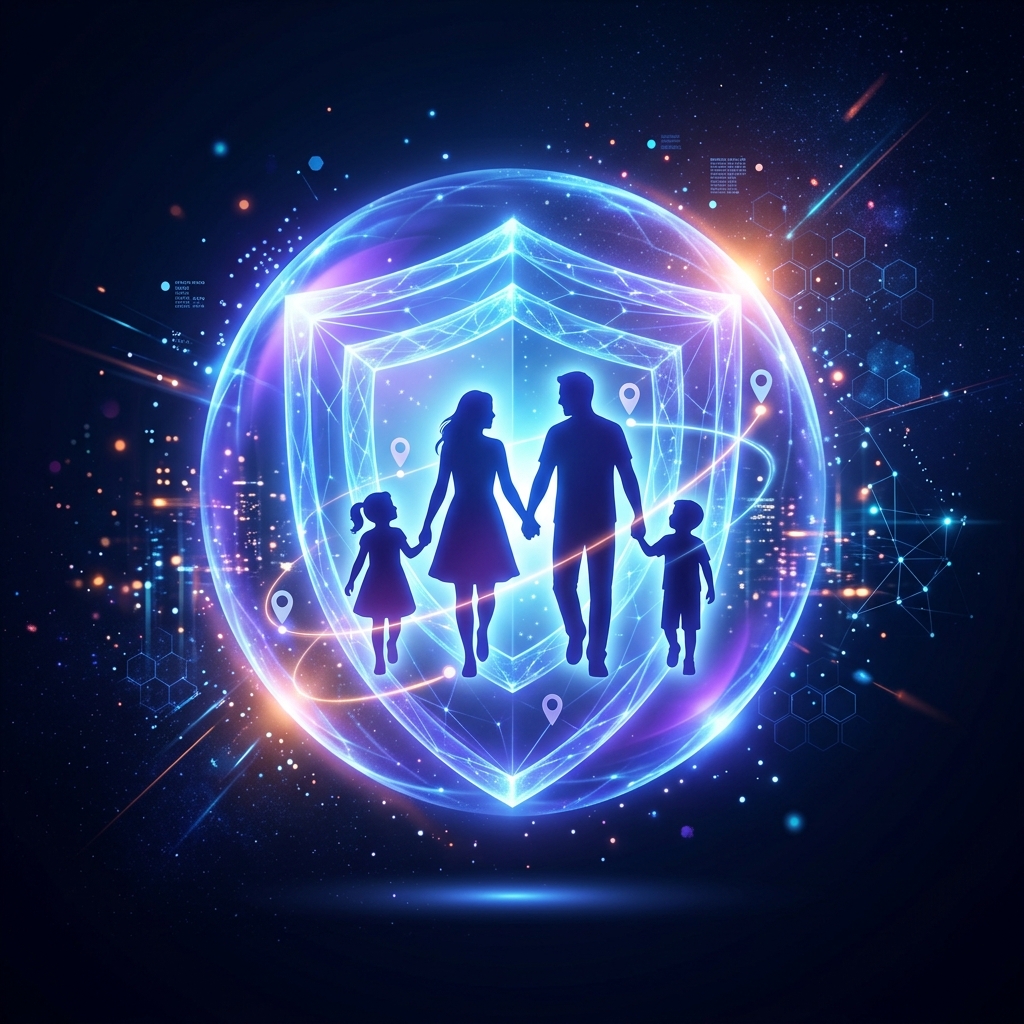 My Guardian — family safety app interface