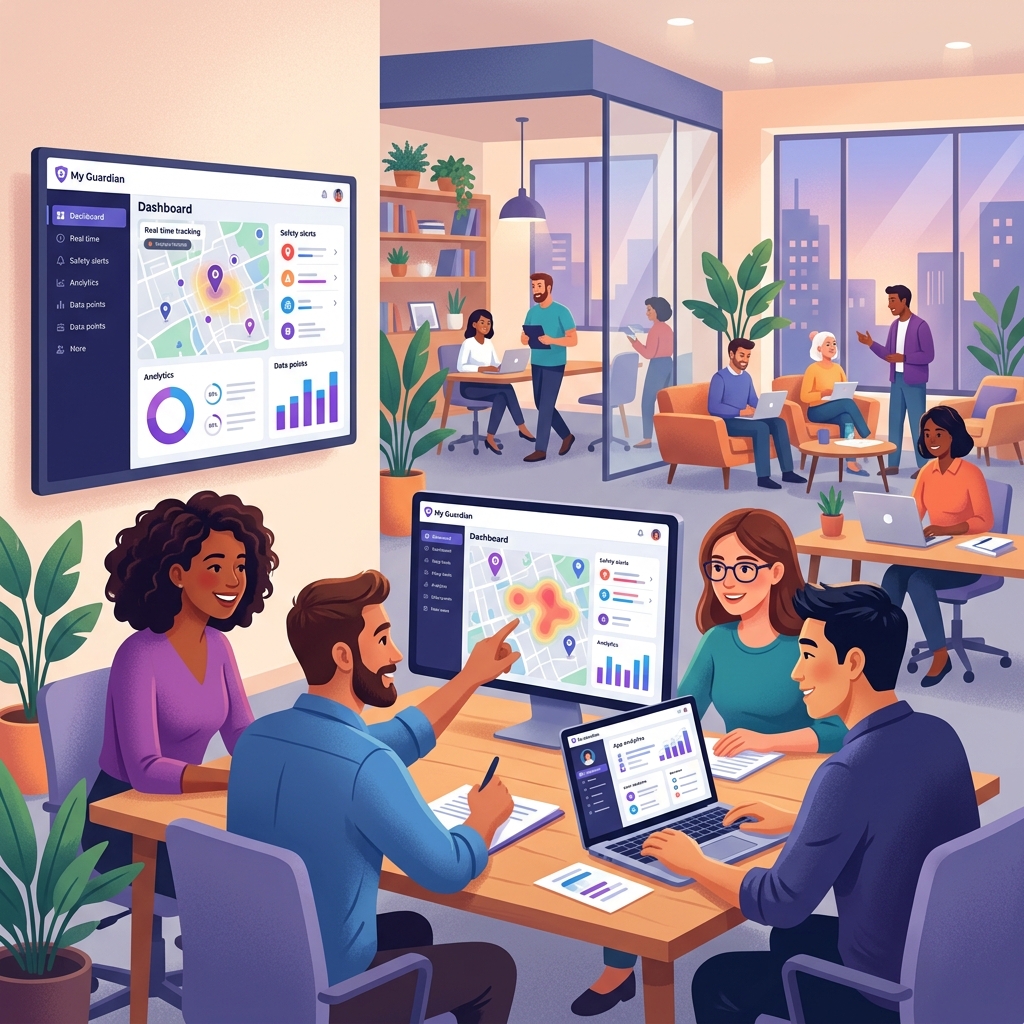 My Guardian team — building the future of family safety